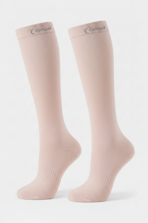 CompreX Compression Socks — Blush Pink x3 Pack