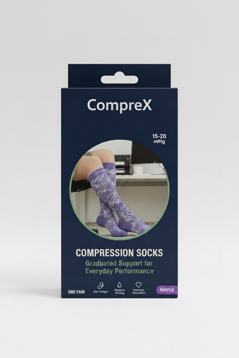 CompreX Purple Leaf Box Front
