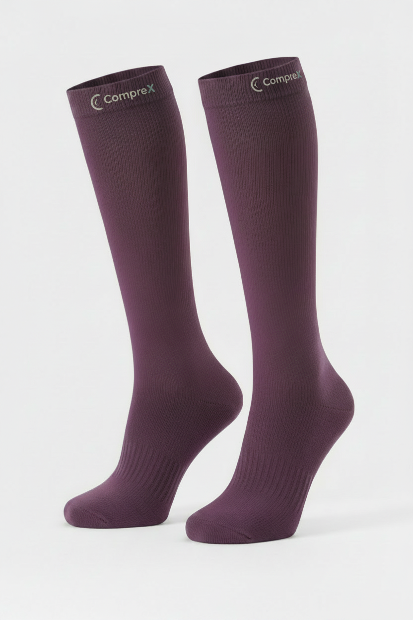 CompreX Compression Socks — Deep Purple x3 Pack