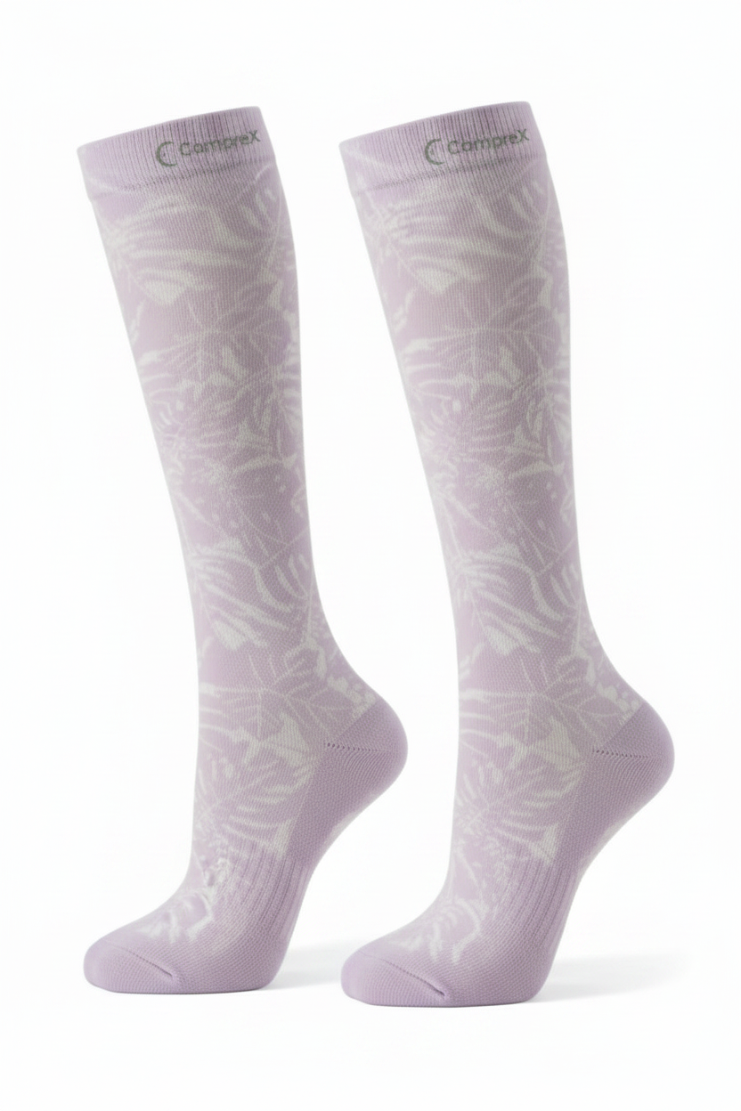 CompreX Compression Socks — Lavender (Single Pair)